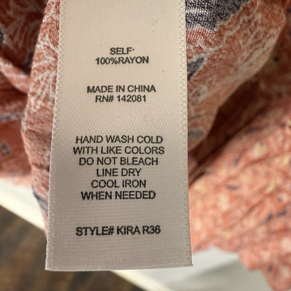 Altar’d State Short Ruffle A-line Dress Size Small NWT Rustic Orange Short Mini - Picture 8 of 9